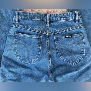 Rolla Denim Ashley Blue Straight Leg